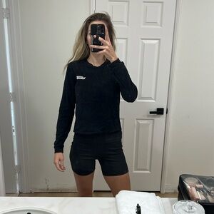 Vans long sleeve cropped tee